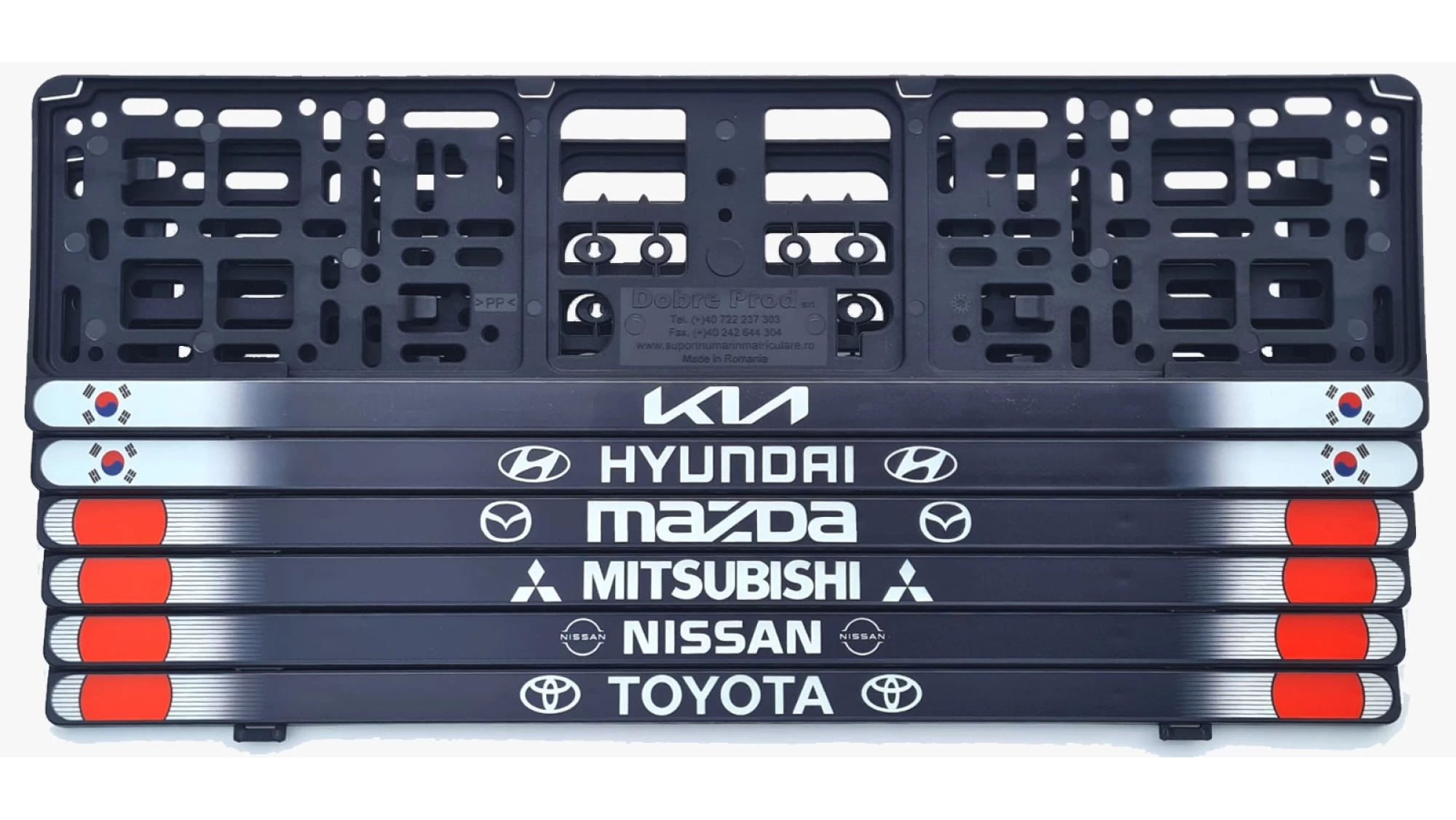 SUPORTI CU BAGHETA SI CLIPS PERSONALIZATI CU BRAND-URI AUTO