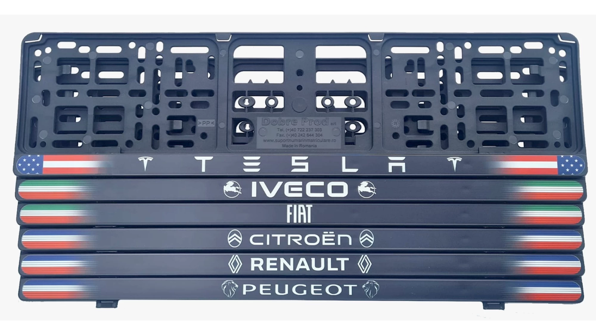 SUPORTI CU BAGHETA SI CLIPS PERSONALIZATI CU BRAND-URI AUTO